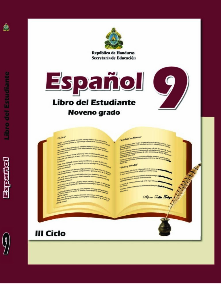 Español noveno grado