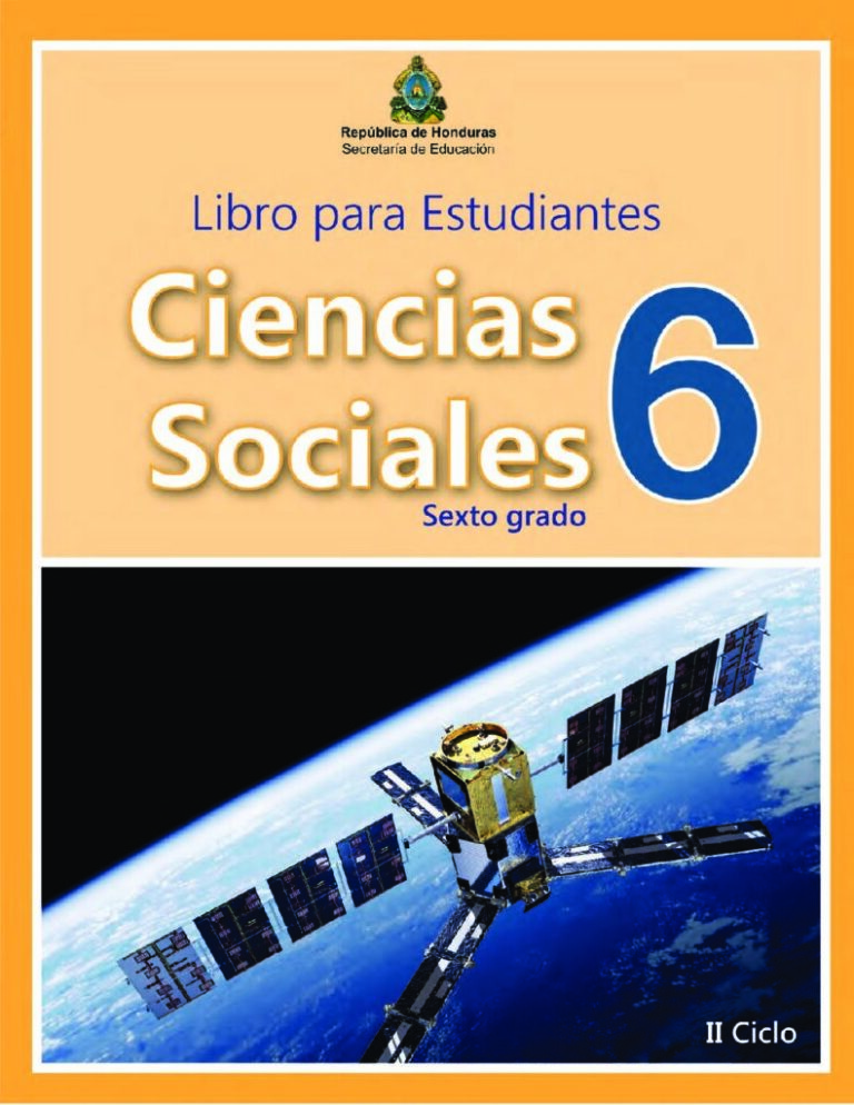 Ciencias sociales sexto grado